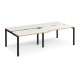 Adapt 1200mm Deep Sliding Top Double Back to Back Bench Desk